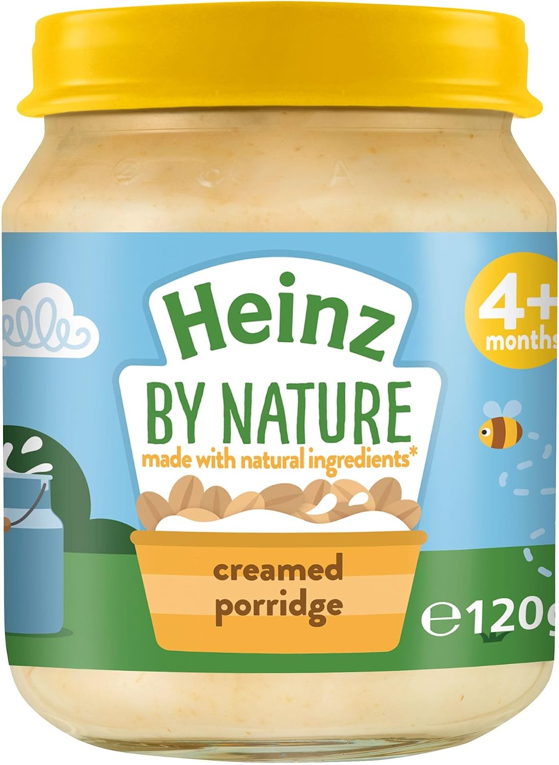 Heinz Creamed Porridge 6+ Months Baby Food Jar 6 x120g