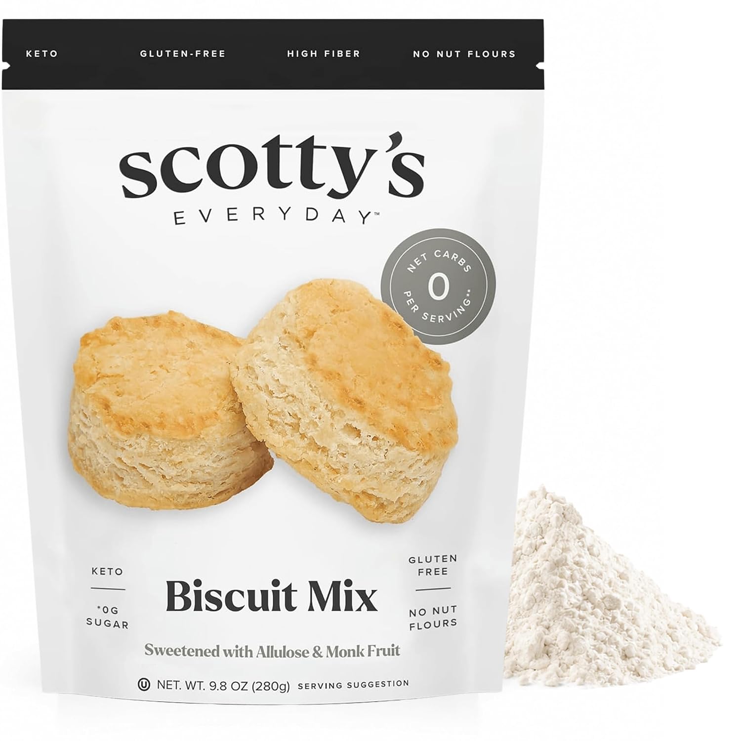 Scotty’s Everyday Biscuit Mix – Gluten-Free, 0g Total Sugars, 0g Net Carb