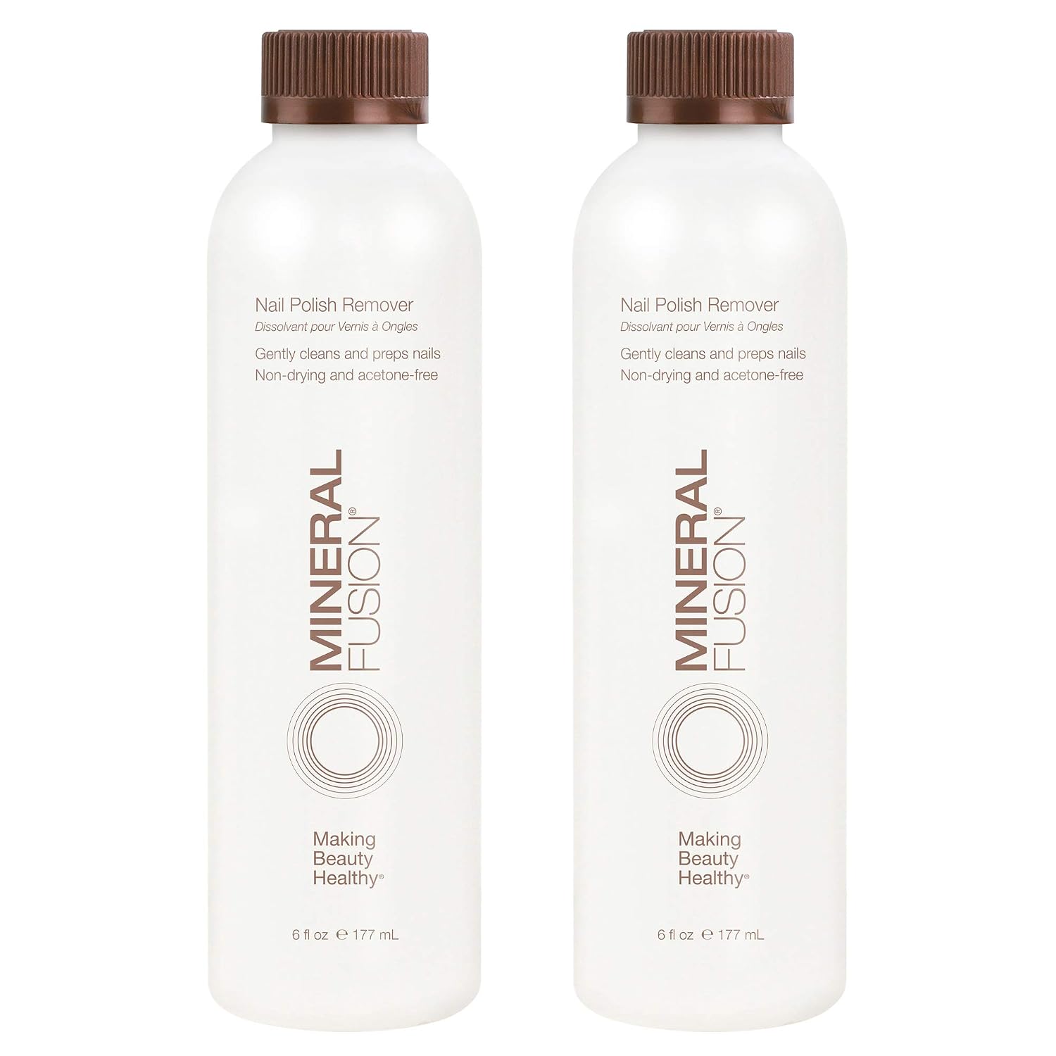 Mineral Fusion Nail Polish Remover, 6 fl oz, 2 count