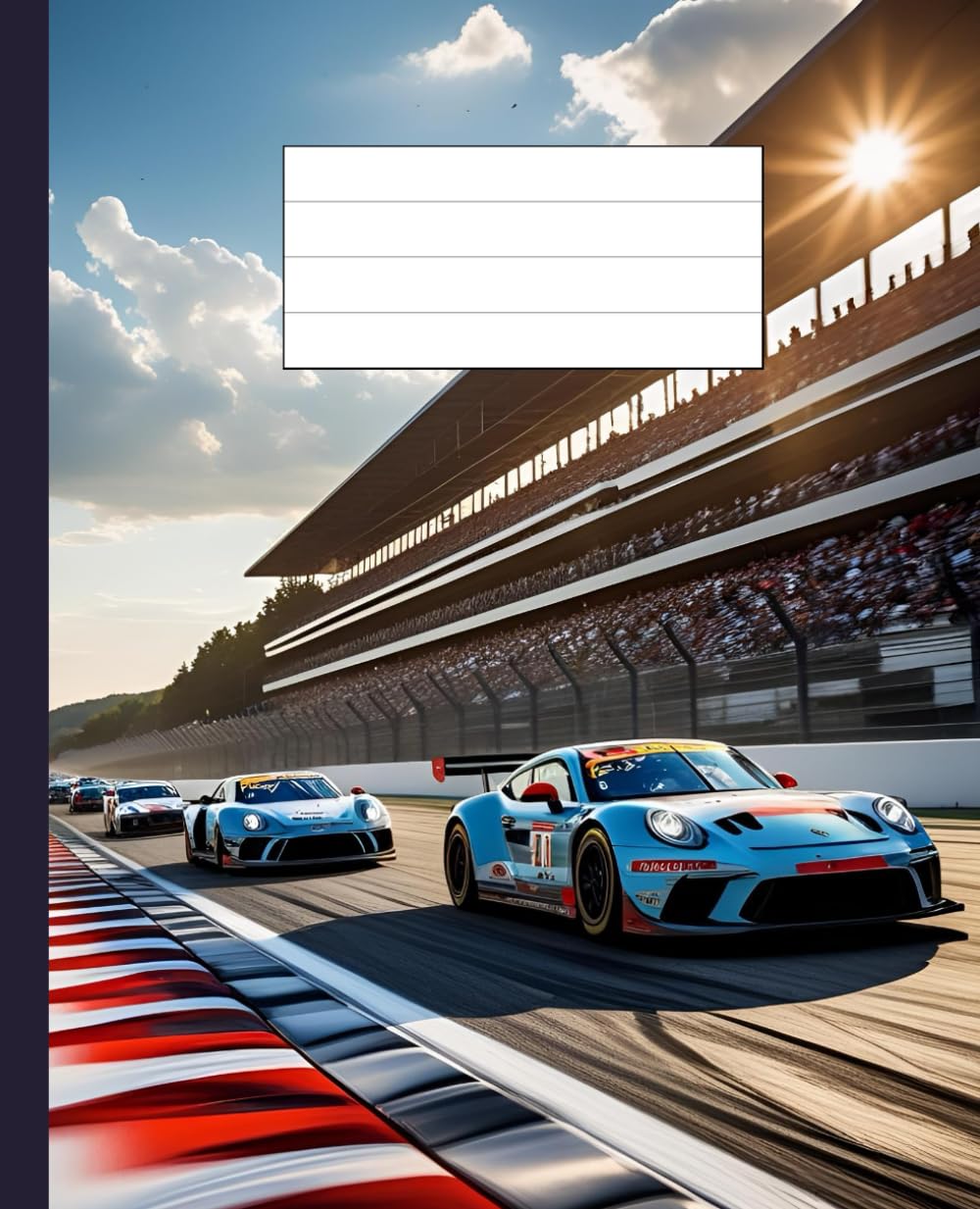Notebook Car Race: 110 pages