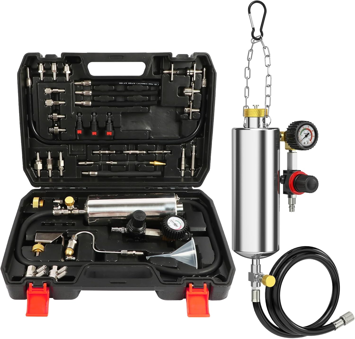 AUTOOL Fuel Injector Cleaner Kit Fuel System Cleaner Non-dismantle 150PSI
