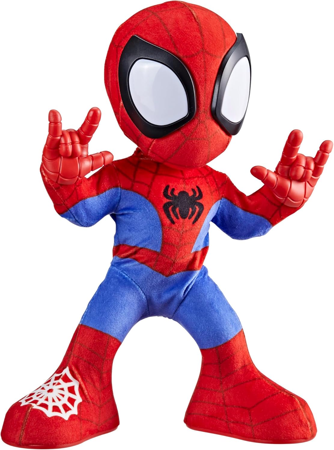 SPIDEY AND HIS AMAZING FRIENDS Marvel Dance 'N Crawl Spidey Interactive Plush Toy with Sounds, Talking Spider-Man Toys for Kids