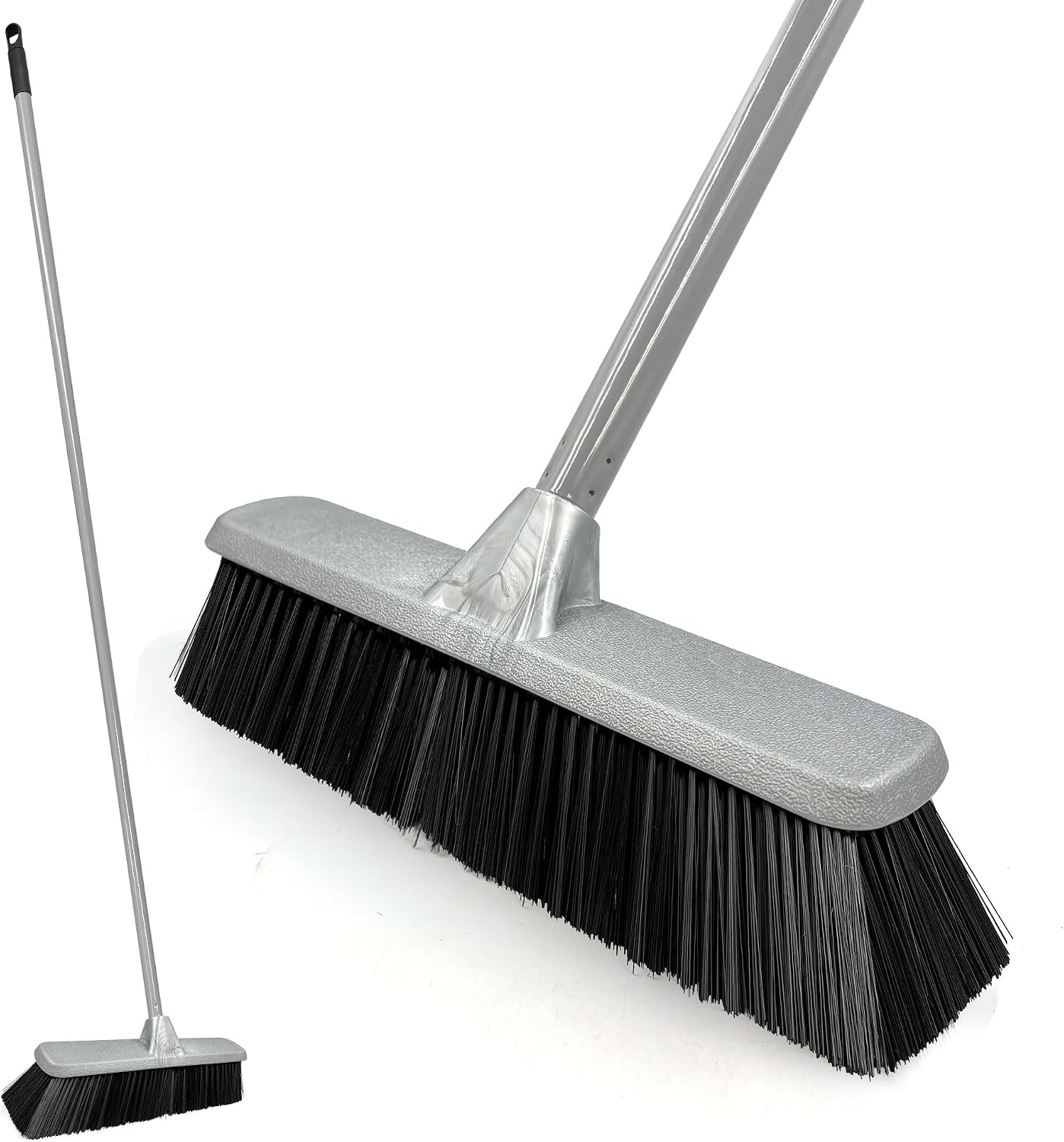Sweeping Brush Indoor - Durable Floor Brush Indoor Broom with Durable Bristle Broom, Laminate Sweeper with Strong Handle, For Cleaning Kitchen Bedroom Laminate Wood Tile etc