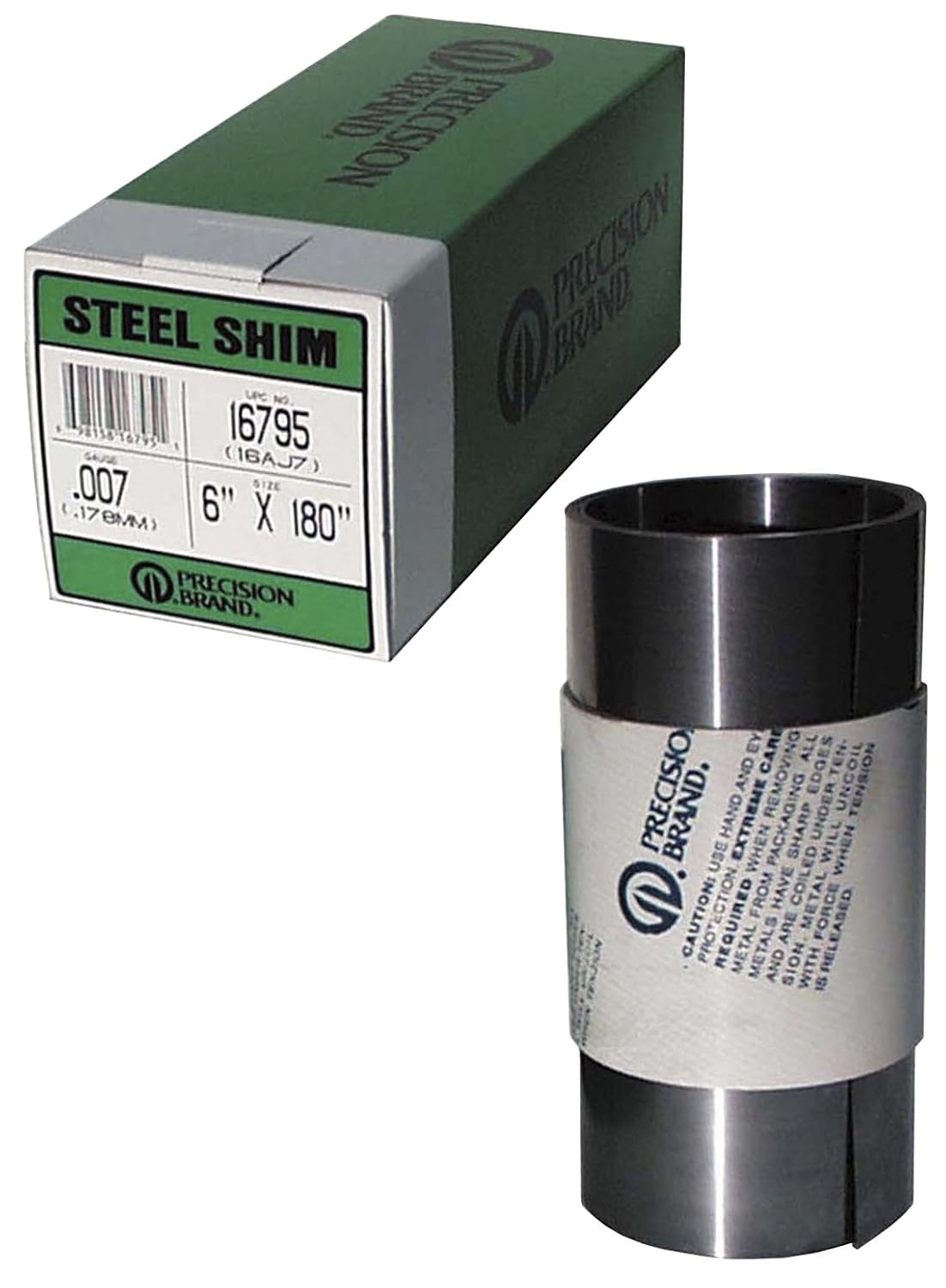 1008 Steel Shim Stock, Full Hard Temper, ASTM A109/AISI 1008/AISI 1010, 0.05mm Thick, 150mm Width, 2.5m Length