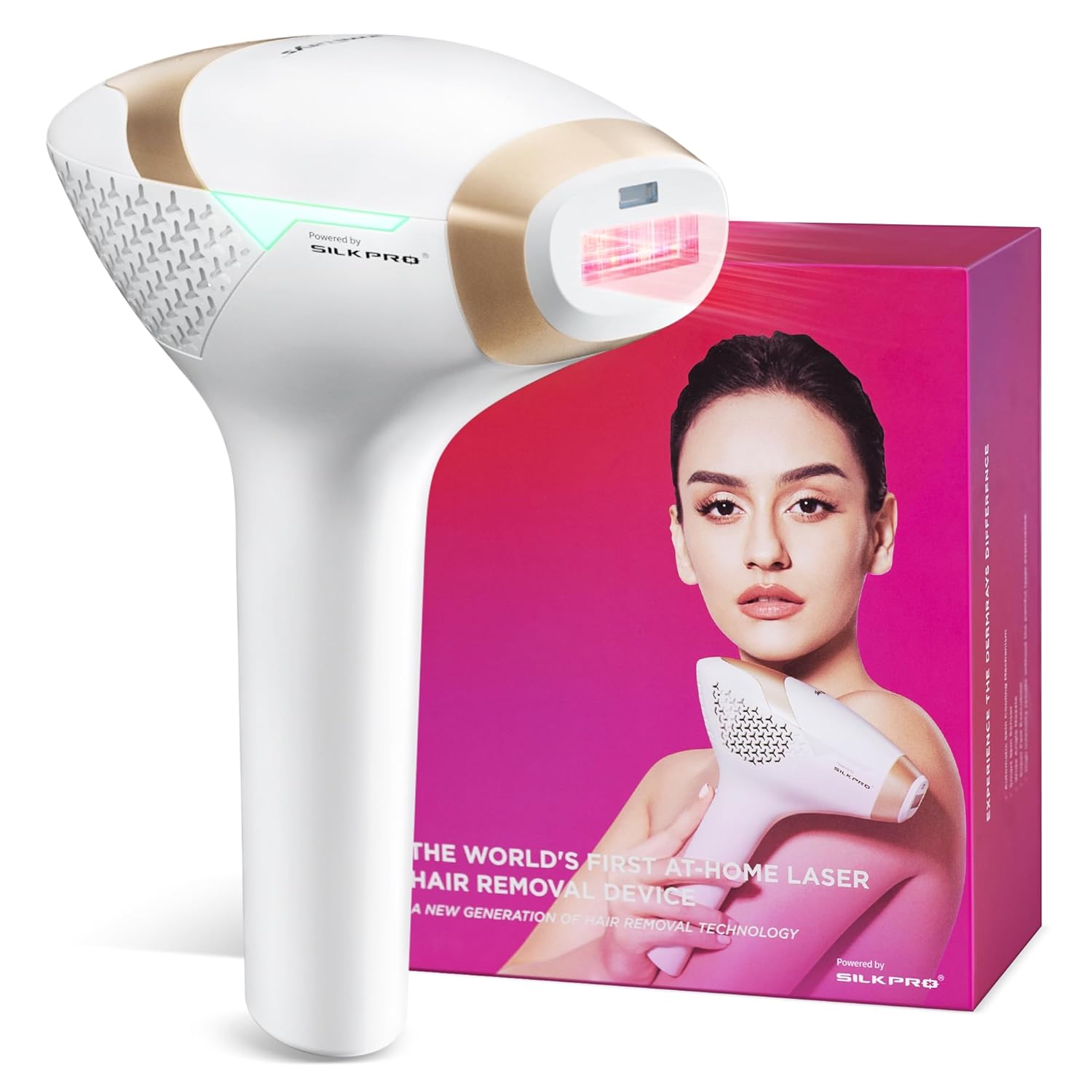 DermRays Laser Hair Removal for Women and Men, V4S for Skin Tone 1-5, Permanent Reduction in Hair Regrowth, The World's First FDA-cleared Home-use Wide-Angleᅠ810nm Laser Hair Removal Device.