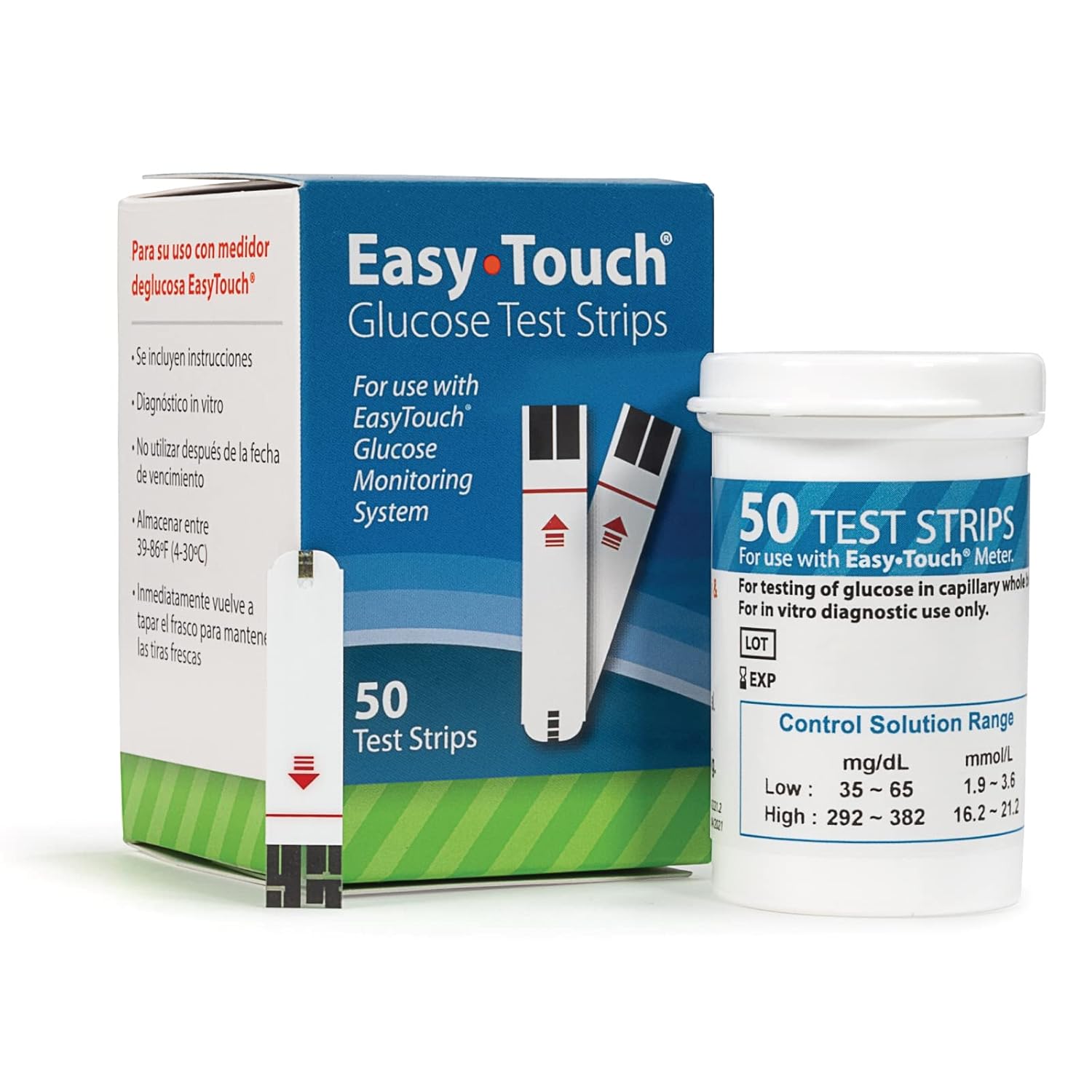 EasyTouch Glucose Test Strips, 150 Ct