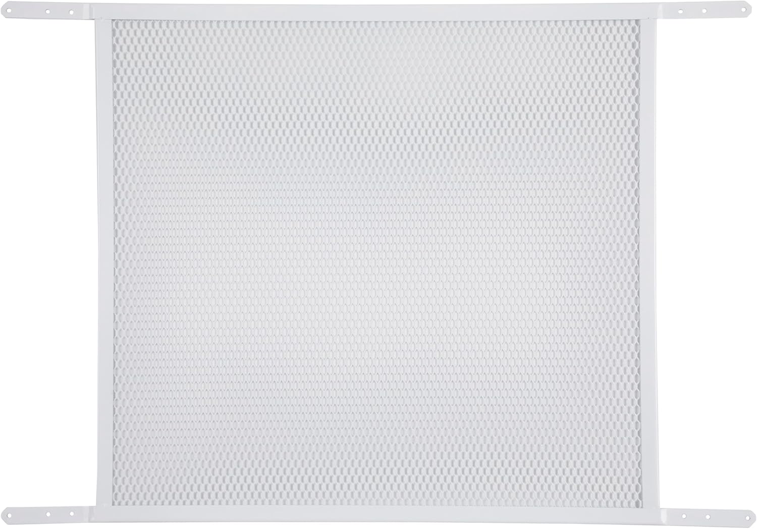 M-D Building Products 14182 Door Grille, Adjustable Fit for Doors 30" to 36" Wide, Easy-to-Install, Ideal for Residential and Commercial Use (White)