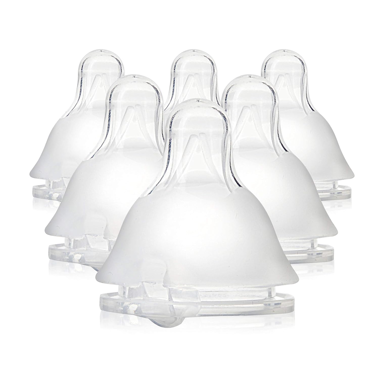 Evenflo Balance Plus Standard Neck Nipples for use with Evenflo Balance Plus Standard Neck Bottles, Medium Flow for 3 Months and up, 6-Pack