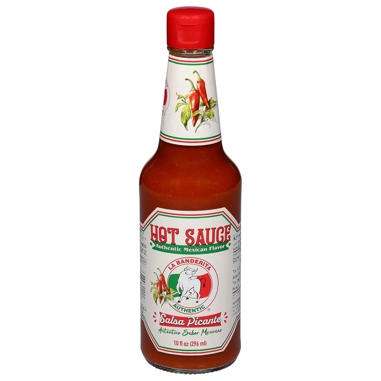 La Banderita® Hot Sauce | 10 FL OZ Hot Sauce | Made in Mexico | A perfect partner for every meal. (12 Bottles)