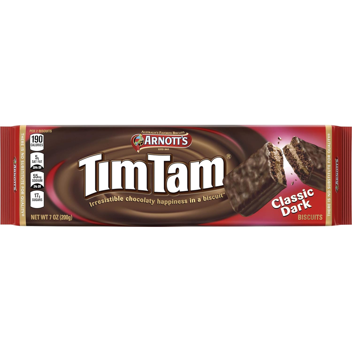 Tim Tam Classic Dark Chocolate Cookies, 7oz Tray