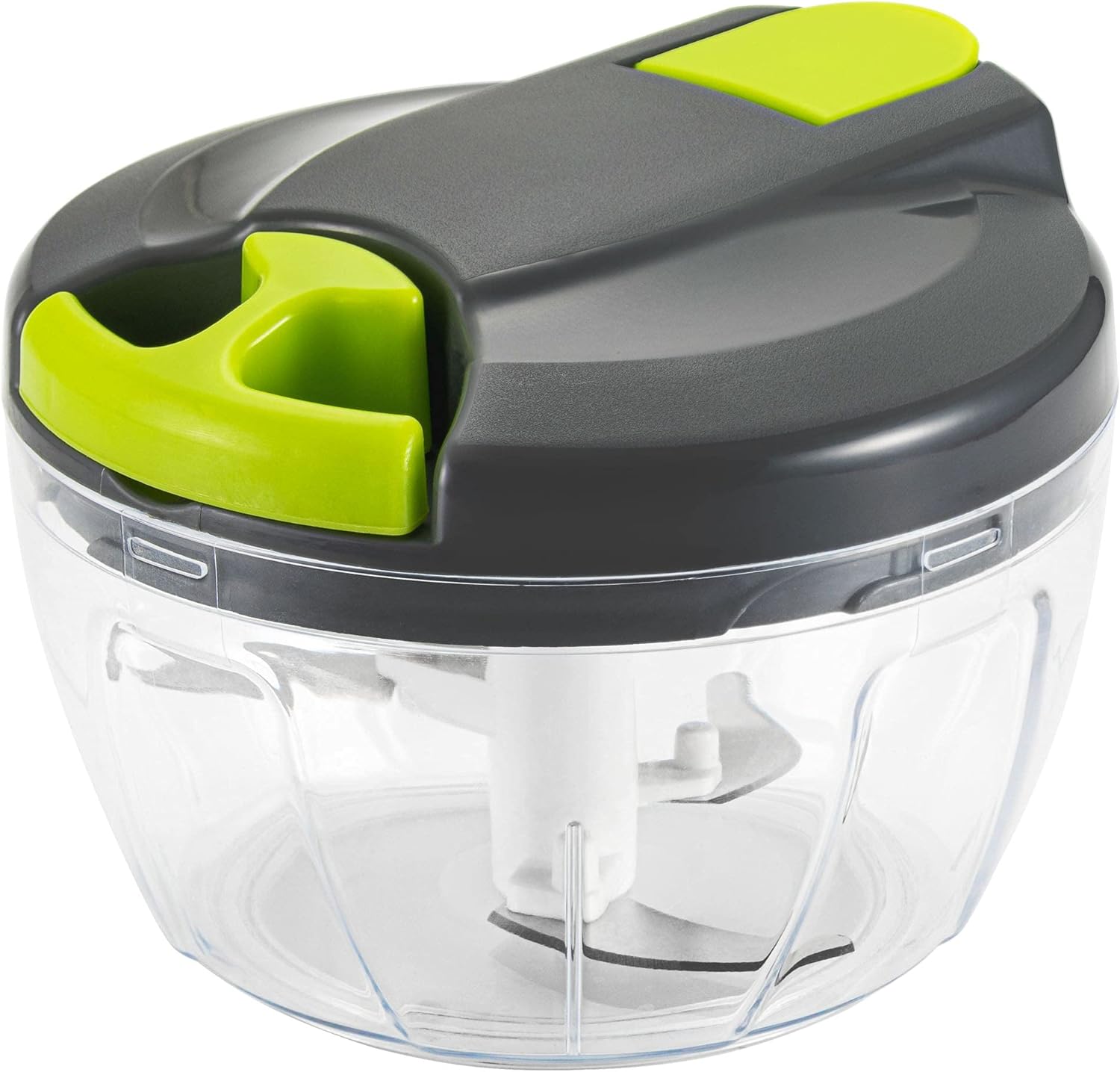 Sifenma Multi-Function Manual Food Chopper & Processors with Handle and Cover,Vegetable Chopper Shredder,Garlic Chopper,Suitable for Onions Garlic Peppers Carrots Fruits,Wonderful for Kitchen(Green)