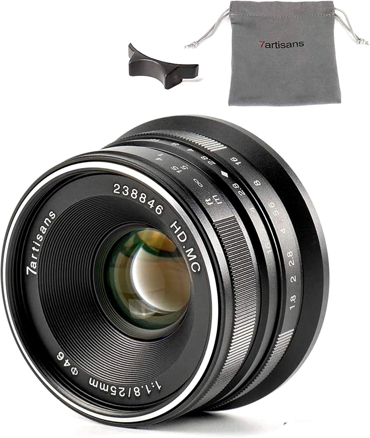 7artisans 25mm F1.8 APS-C Format Portrait Lens Compatible with Sony E-Mount A6500 A6300 A6000 A5100 A5000 EX-3 NEX-3N NEX-3R NEX-F3K NEX-5 NEX-5N, A7 A7II A7R A7RII Camera
