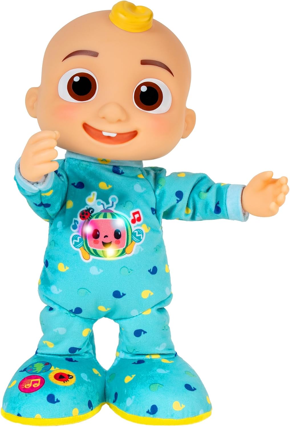 CoComelon Dancing JJ Feature Doll - Learn to Dance with Lights, Sounds, Songs, Freeze Dance, and More Move Groove 14” Toys for Babies, Toddlers, Preschoolers