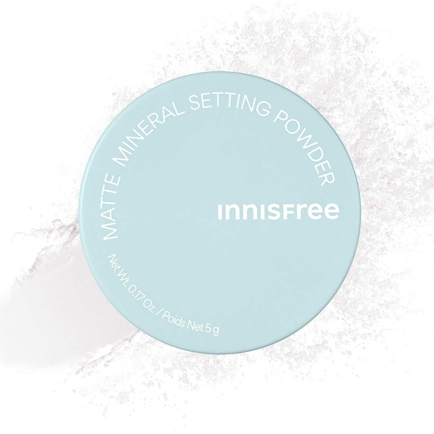 innisfree No Sebum Matte Mineral Powder, Korean Loose Setting Powder for Blurring, Shine Control, Fragrance-Free, Translucent