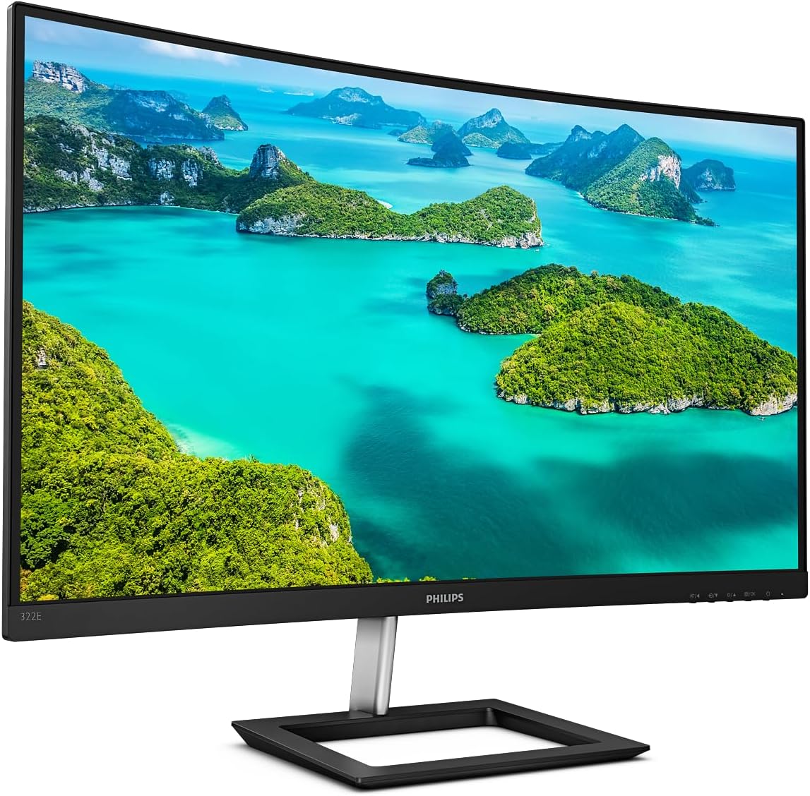 Philips 322E1C - 32 inch FHD Curved Monitor,75Hz, 4ms, VA, AMD FreeSync, Smart Image, Flicker free (1920 x 1080 , 250 cd/m² VGA/HDMI/DP/)