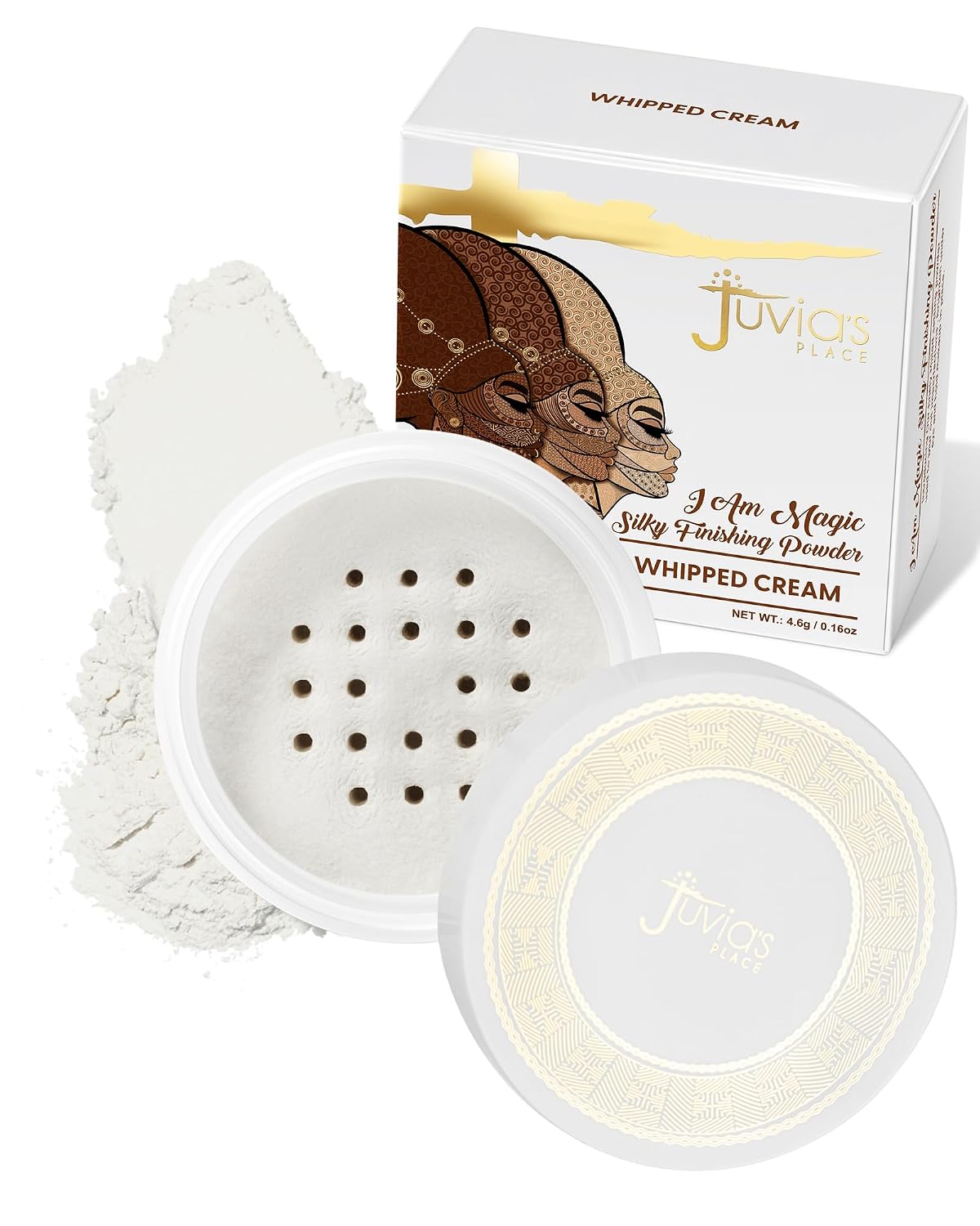 Juvia's Place I Am Silky Finishing Powder Mini Whipped Cream, Matte Finish