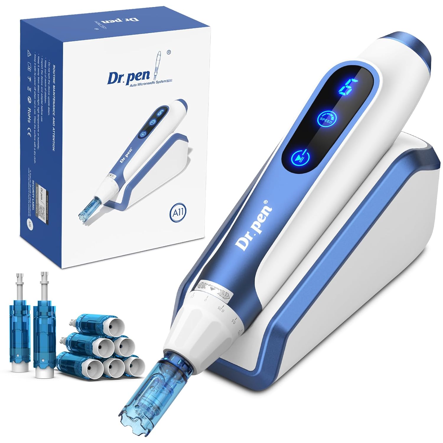 Dr pen A11 Microneedling Pen for Home Use | Microneedling Derma Roller Pen for Men and Women|Micro Needle Roller Pen Skincare Tool|0.25mm