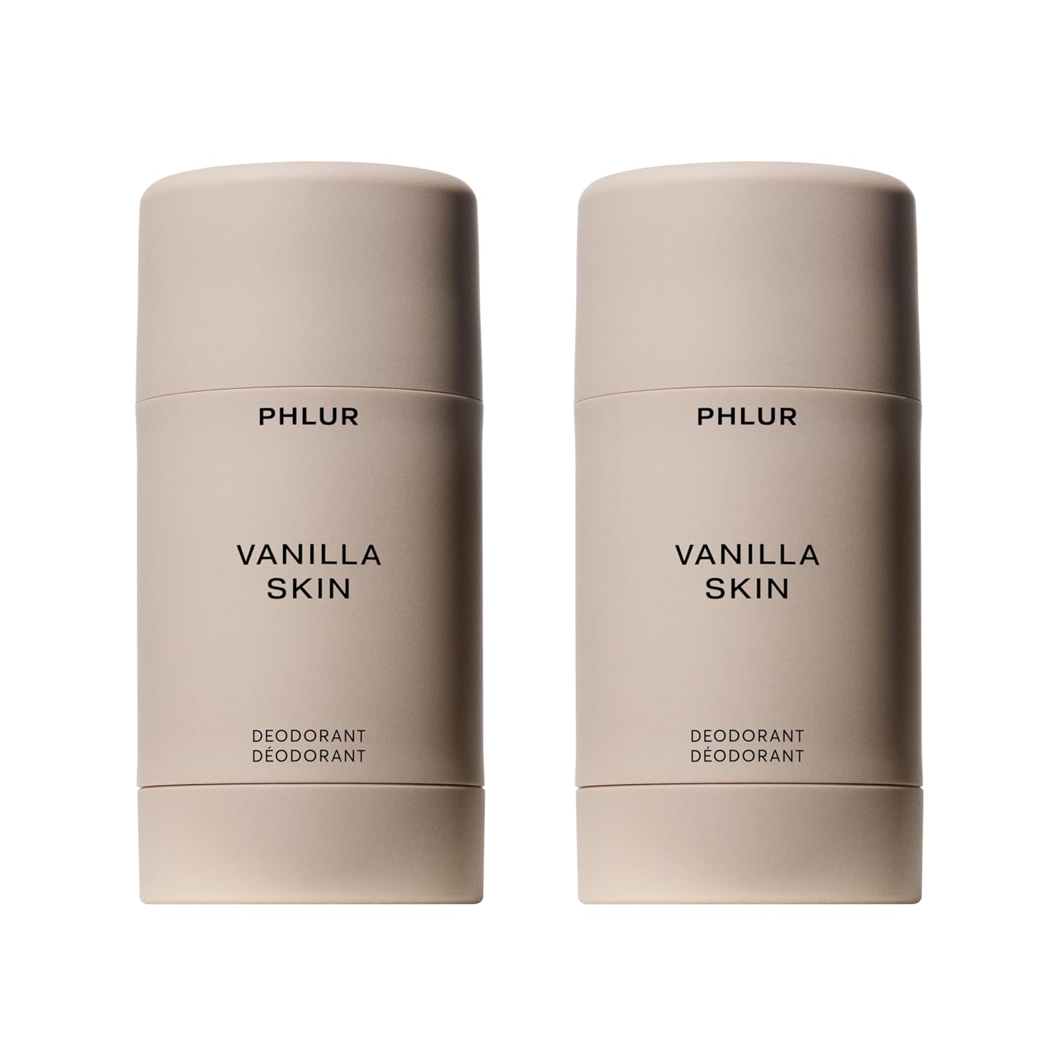 PHLUR Vanilla Skin Natural Deodorant, 1.76 Oz (2-Pack) – Aluminum Free | Deodorant for Women & Men, Long Lasting Odor Protection with Vanilla, Sandalwood & Pink Apple, Deodorant Stick
