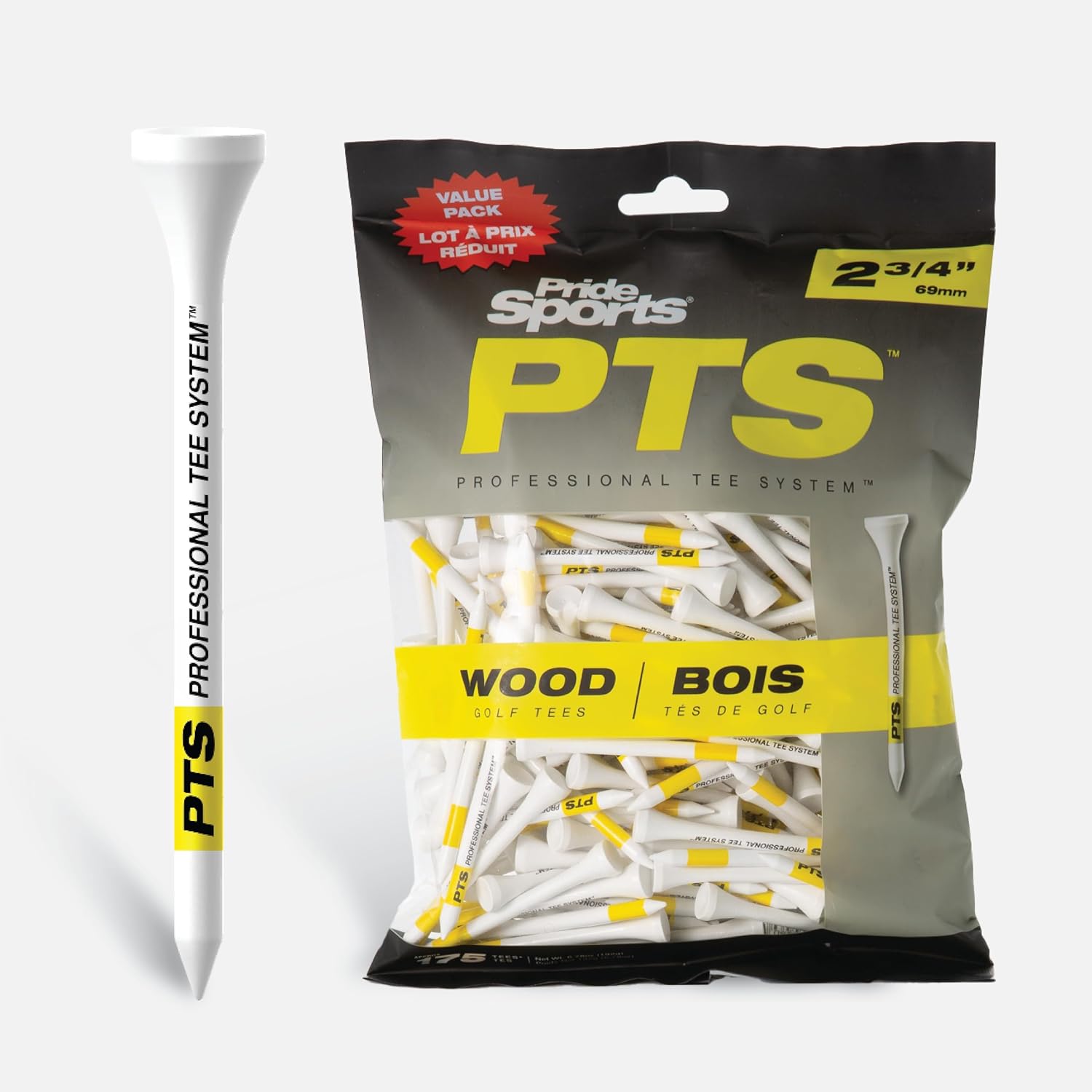 Pride Professional Tee System, 2-3/4 inch ProLength Tee