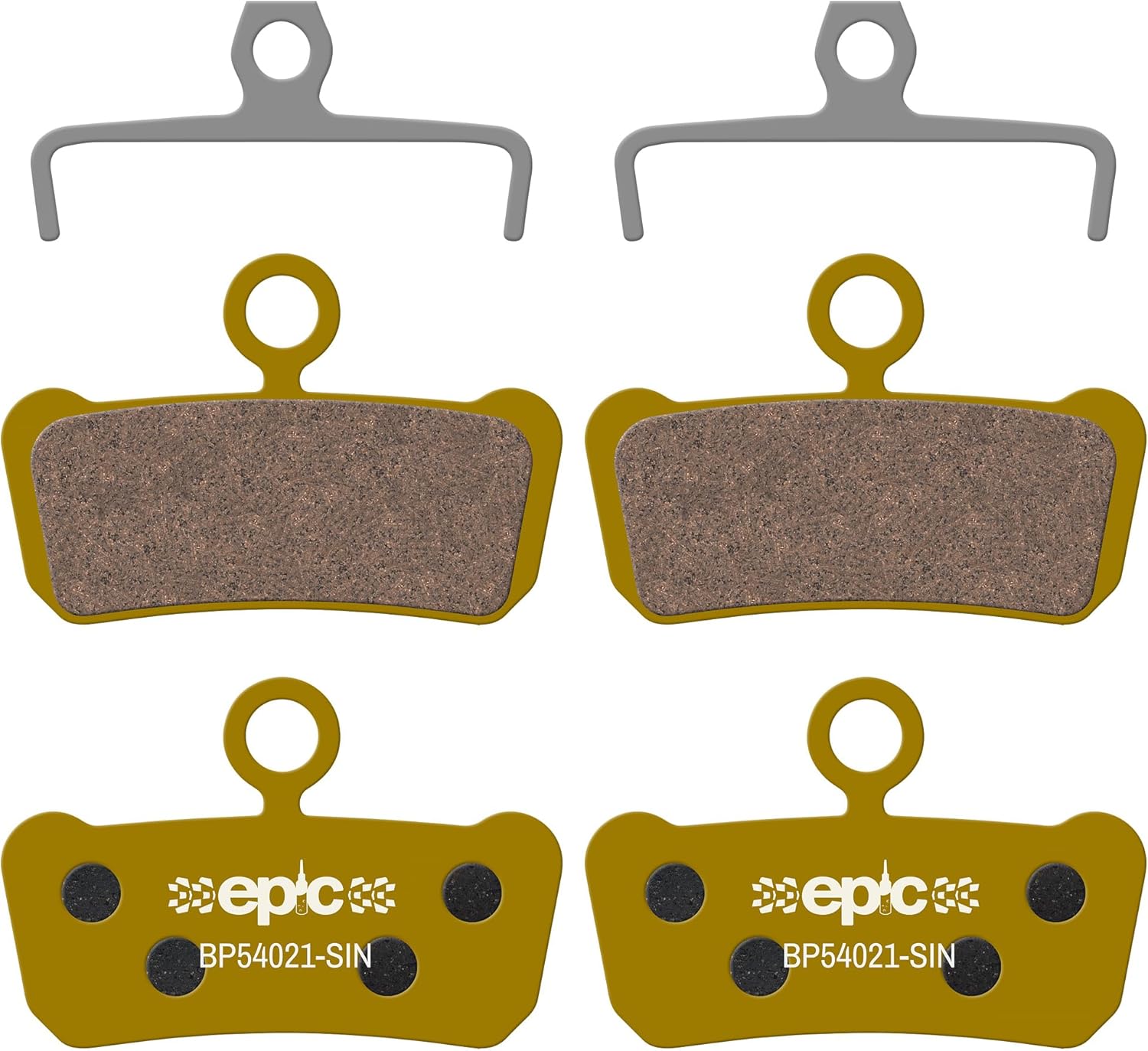epic Disc Brake Pads for SRAM G2, Guide, Guide Ultimate & Level Stealth Brakes | Organic, Semi-Metallic, Sintered, Ceramic, E-Bike Options | Quiet, Durable, High-Performance | 2 Sets