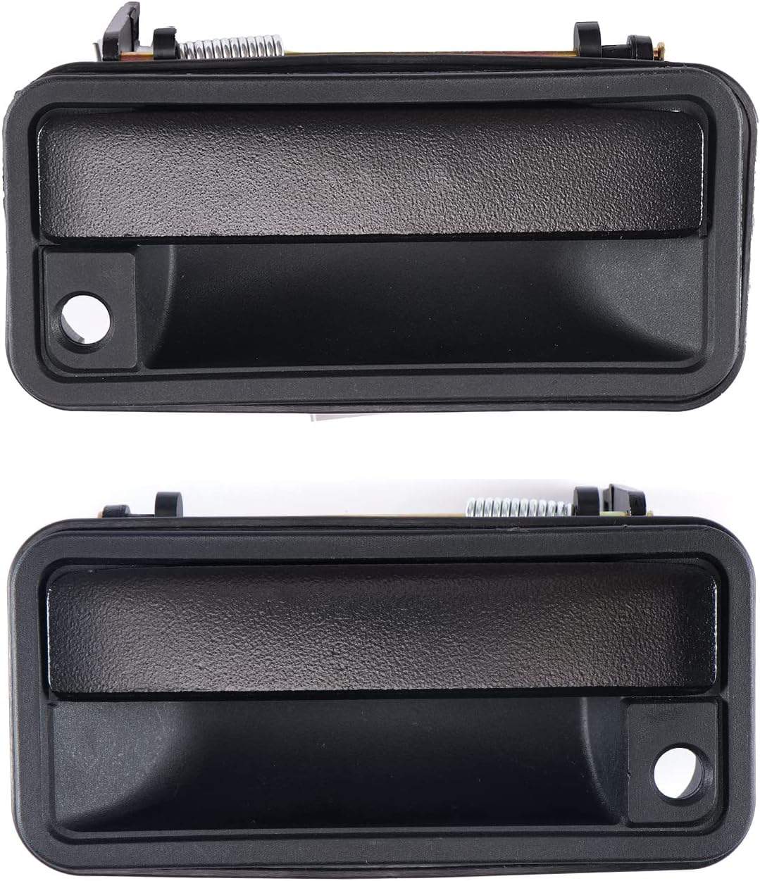 2Pcs Metal Exterior Door Handle Compatible with 1988-2000 Chevy K1500 K2500 K3500 C1500 C2500 C3500, GMC C/K 1500 2500 3500 Pickup Suburban, Tahoe, Yukon, 15742229 15742230