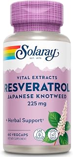 Solaray Triple Strength Resveratrol 225mg VCapsules | 60 Count