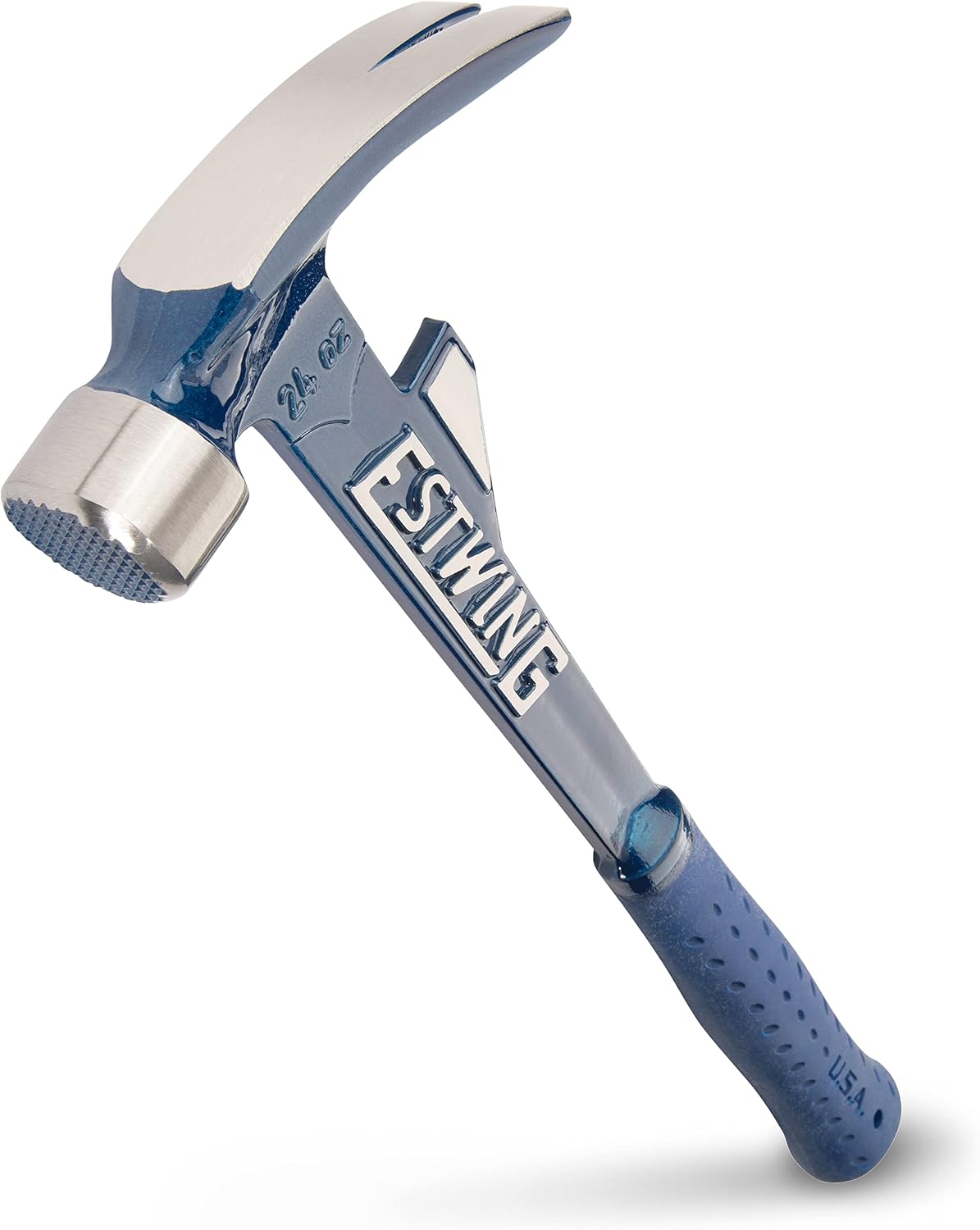 ESTWING Hammertooth Hammer, 24oz Milled Face, Board Straightener, E6-24TM