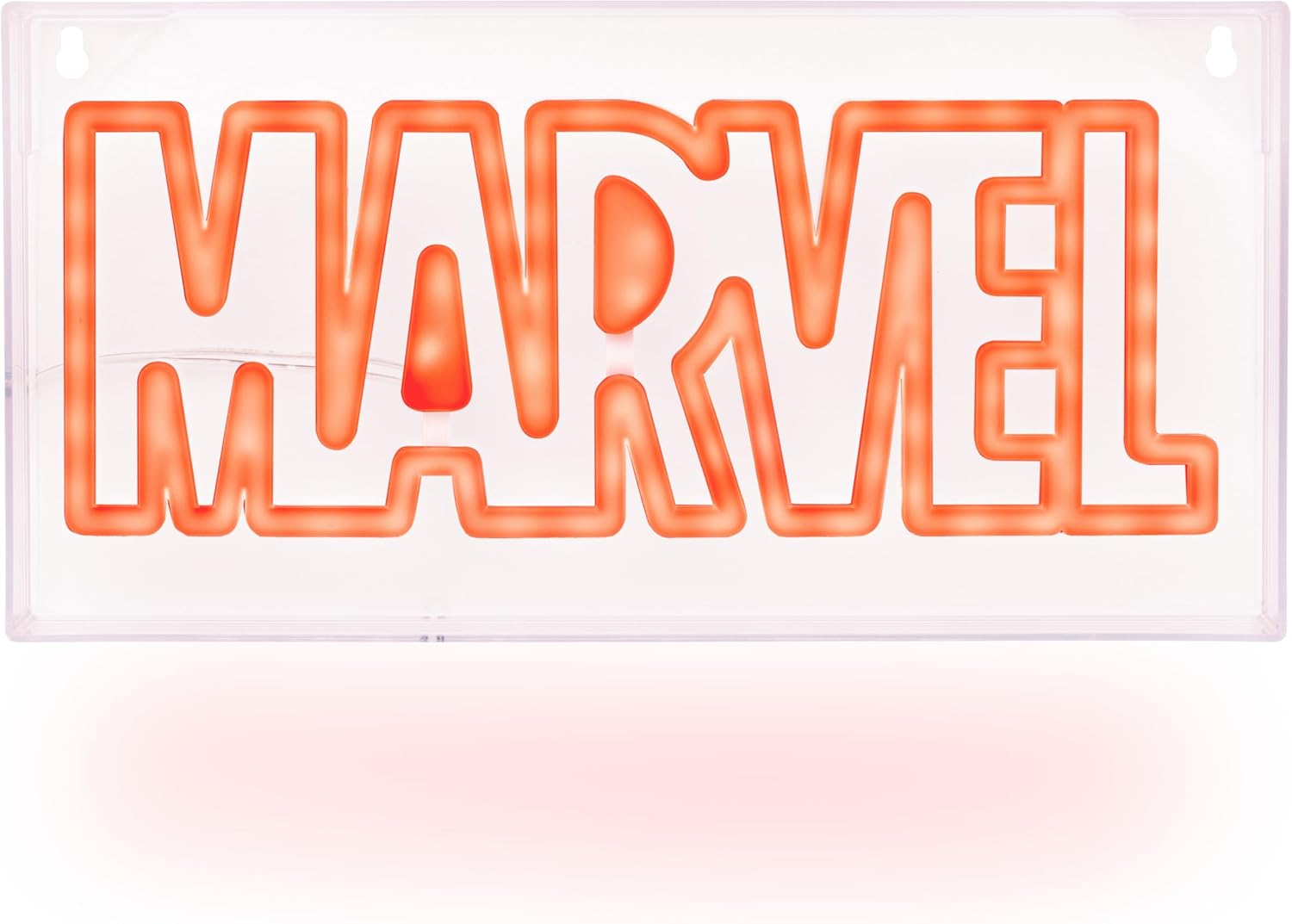 Marvel LED Neon Light - Officially Licensed Free Standing or Wall Mountable Light Sign - Game Room Accessories and Film Memorabilia Decor | Paladone