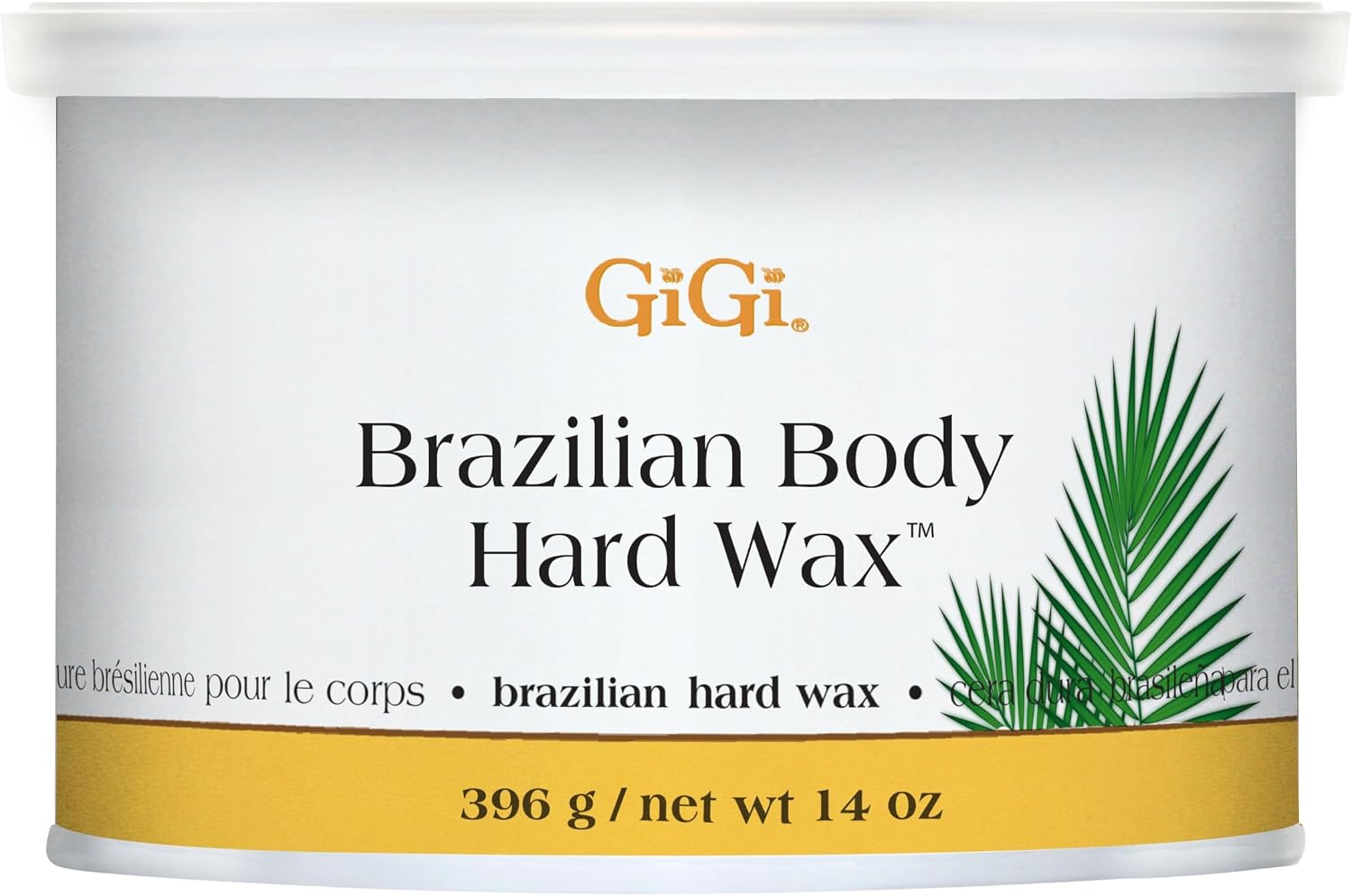 GiGi Brazilian Body Hard Wax A Non-Strip Formula for Sensitive and Delicate Areas 396g