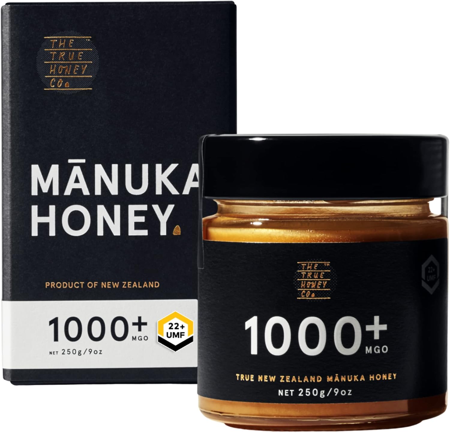 The True Honey Co. True Manuka Honey 1000+ MGO 250g high activ and super rare