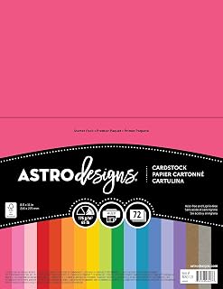 NEENAH Creative Collection Classics Specialty Cardstock Starter Kit, 8.5 X 11 Inches, 72 Count Assortment (46407-02)