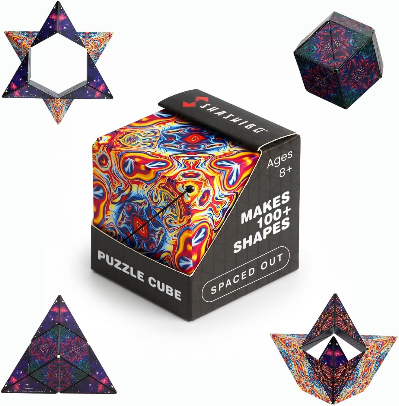 Shashibo DODECA Magnetic Puzzle Cube, Stress Relief Fidget Toy
