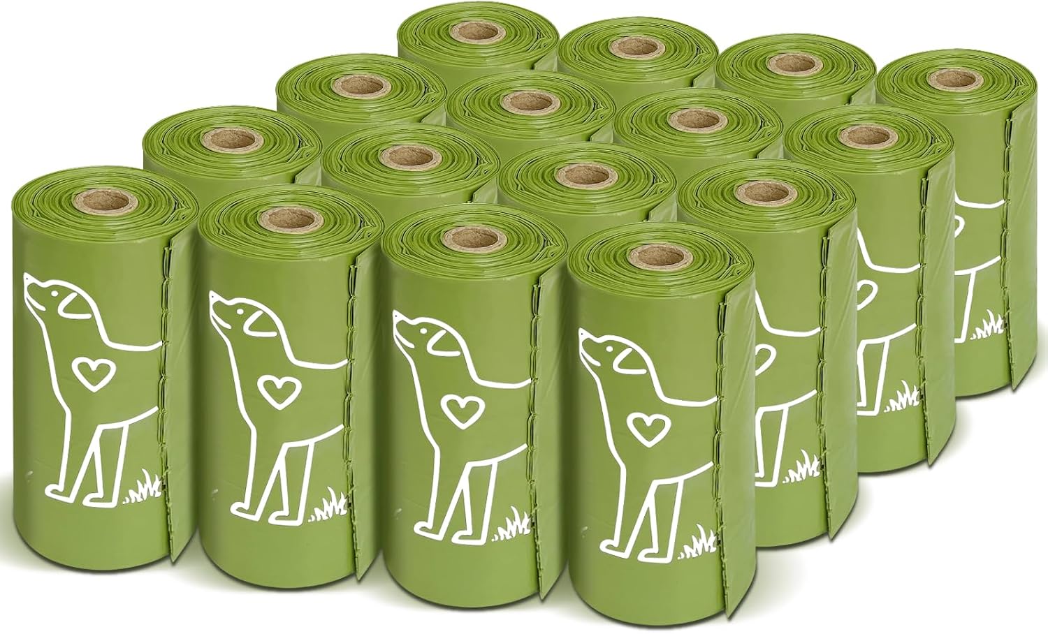 240 Count Unscented 13” x 9” Dog Waste Bags Rolls, Leakproof Strong & Sturdy Bags for Dogs, Doggie Bags Cats Litter Bags,Trash Bags for Doggy Pets