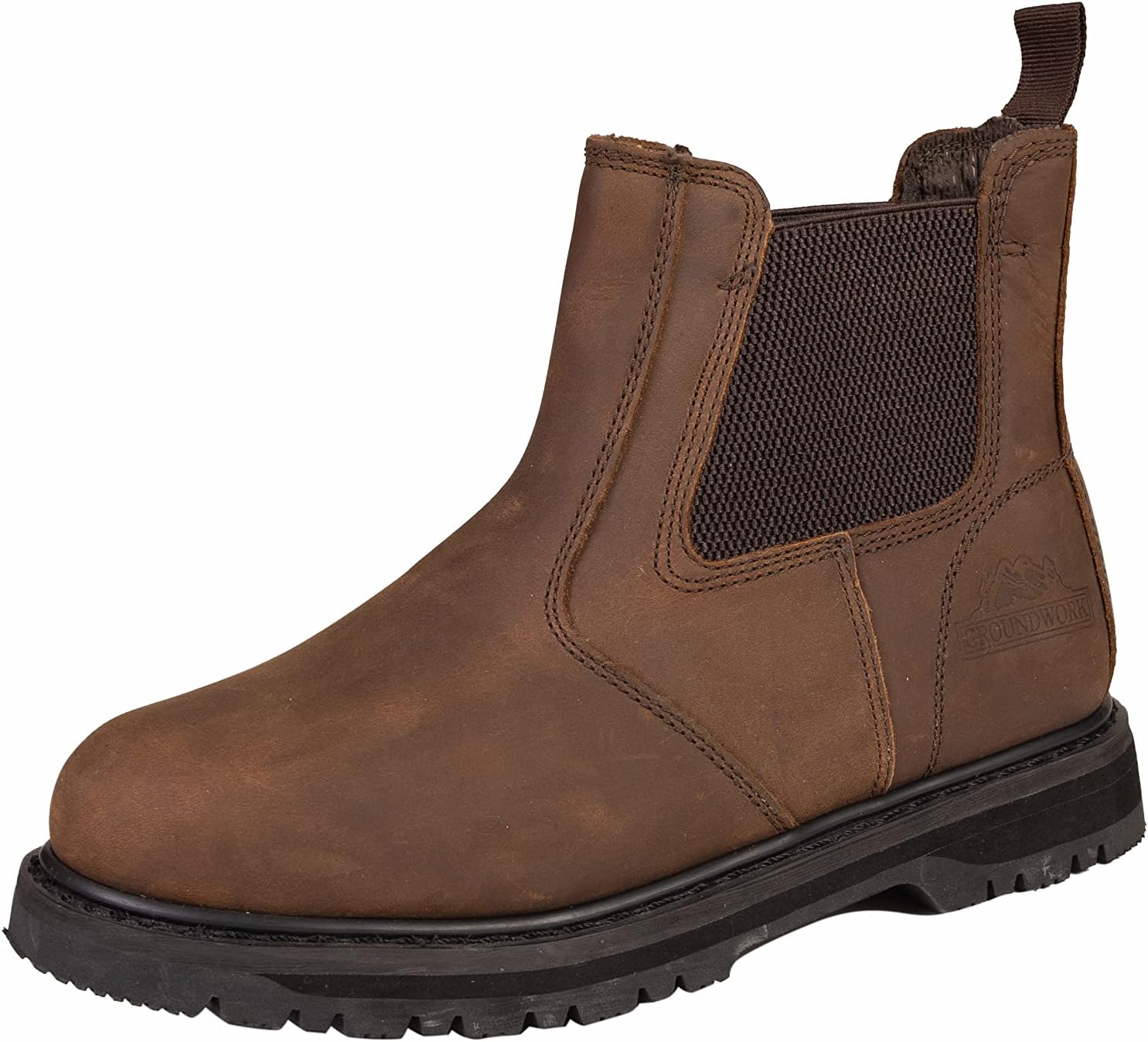 GROUNDWORK MENS GR20 STEEL TOE CAP WORK SAFETY DEALER BOOT SIZES 6-13