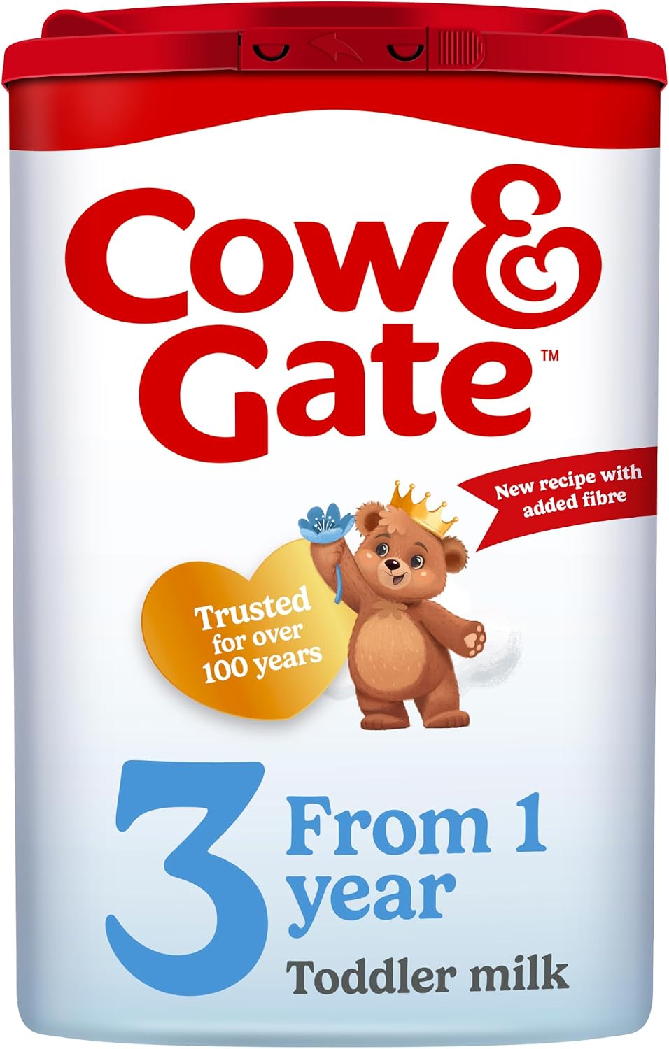 Cow & Gate 3 Toddler Baby Milk Powder Formula, 1-2 Years, 800g