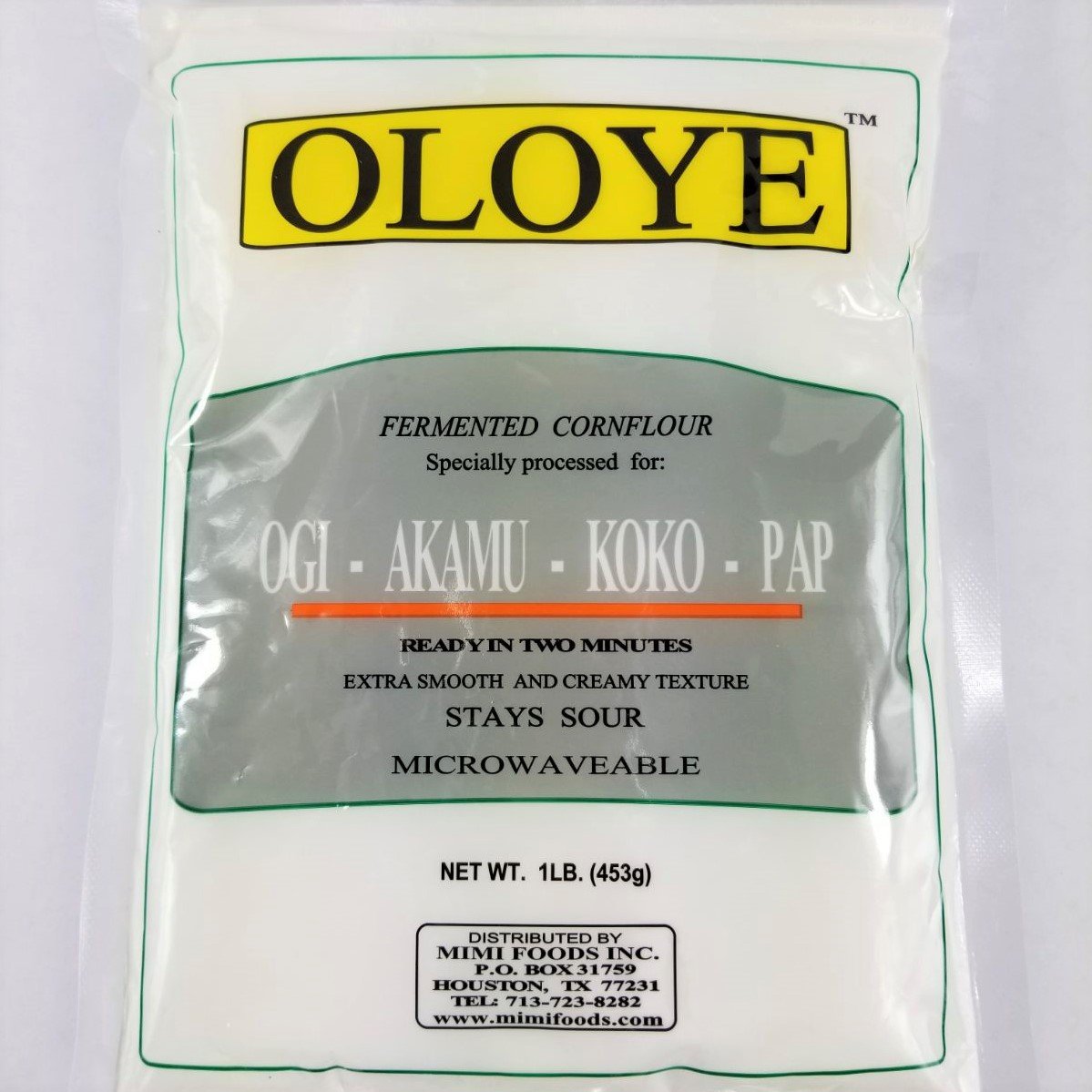 Corn Flour - Fermented CornFlour 1lb (Pack of 2)