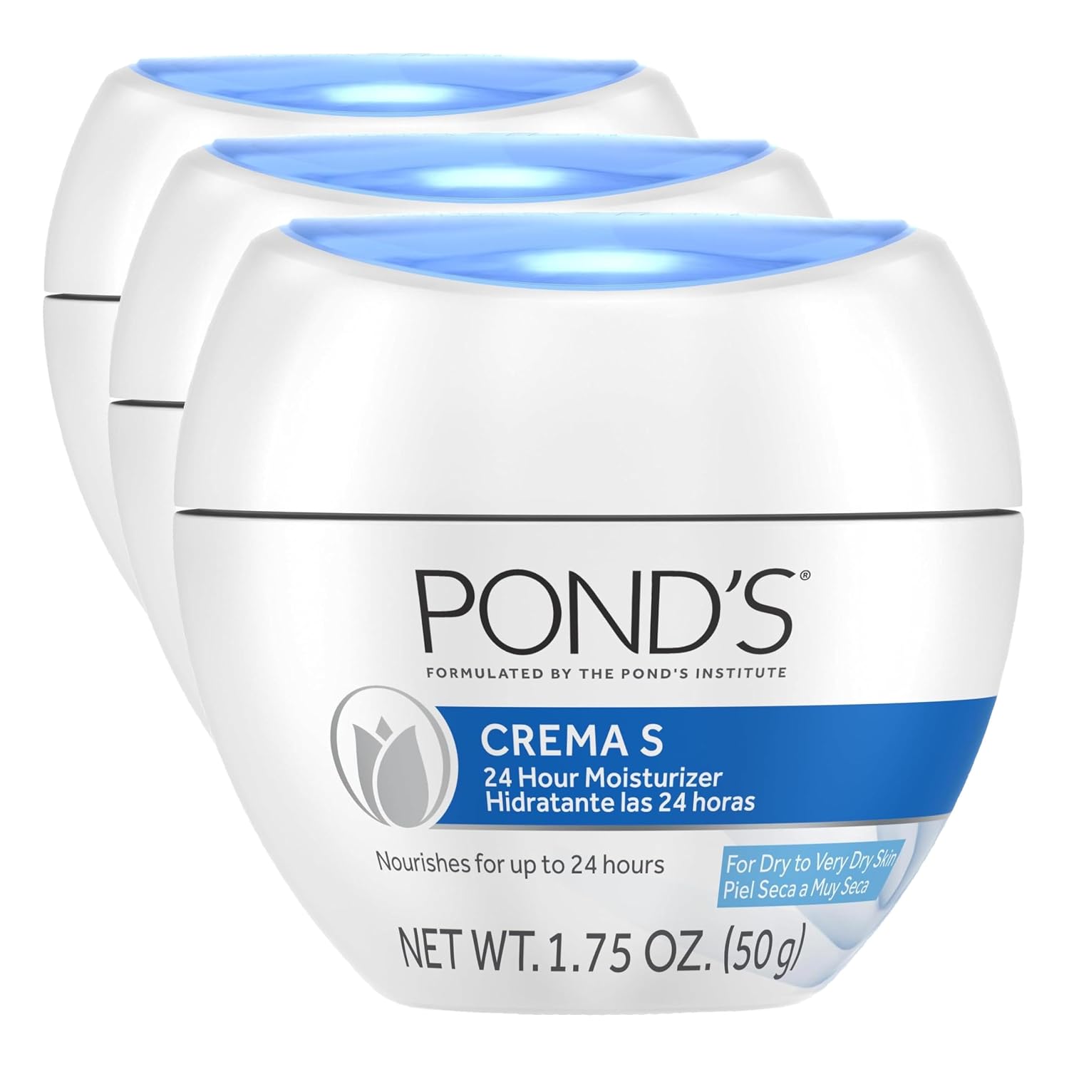POND'S Nourishing Moisturizing Cream, Crema S 1.75 oz (Pack of 3)