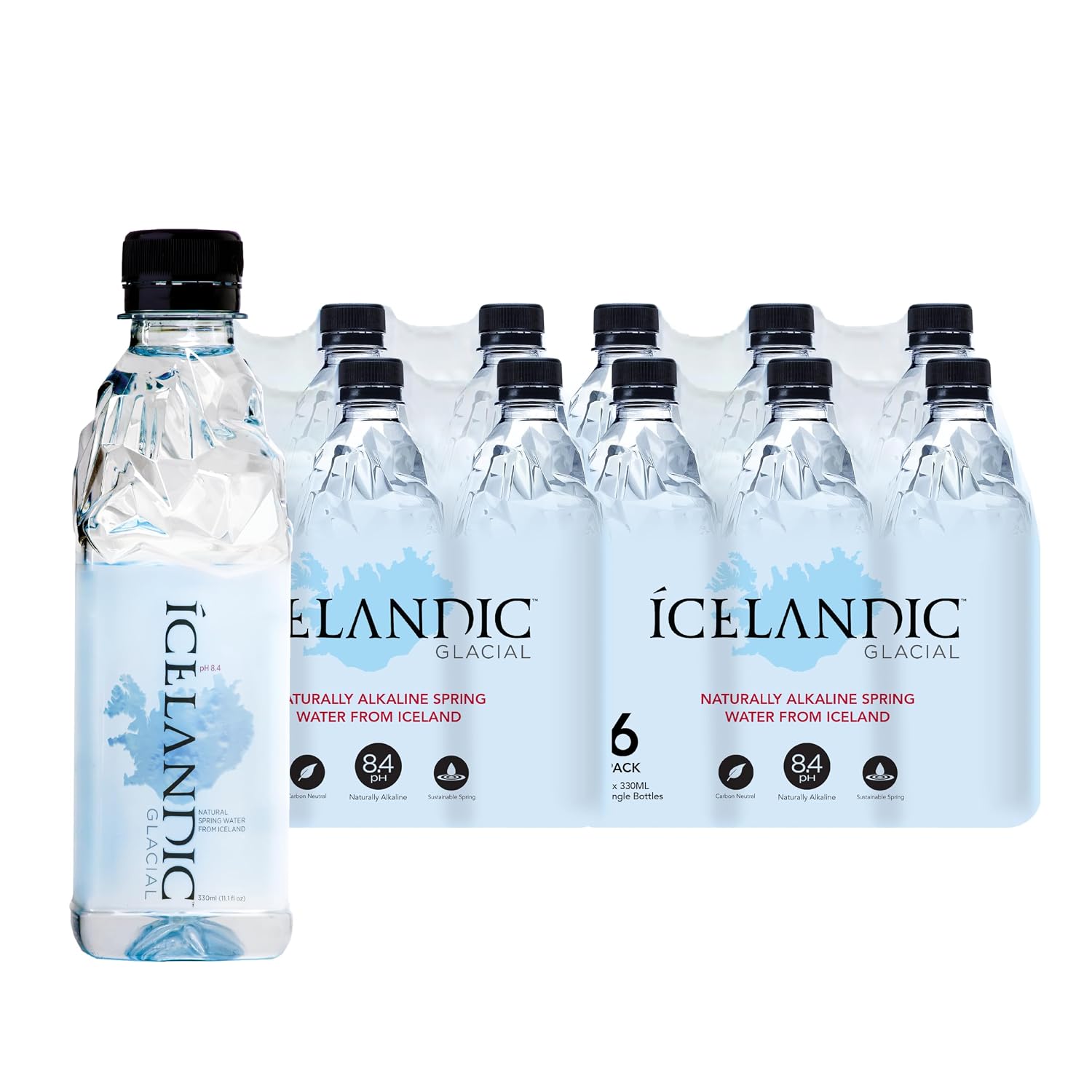 Icelandic Glacial Water, 330mL (Pack of 24)