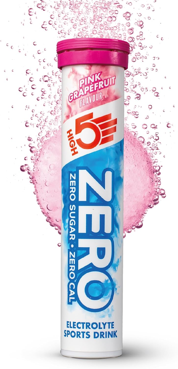 HIGH5 ZERO Electrolyte Tablets for Hydration, Pink Grapefruit, 20 Tablets