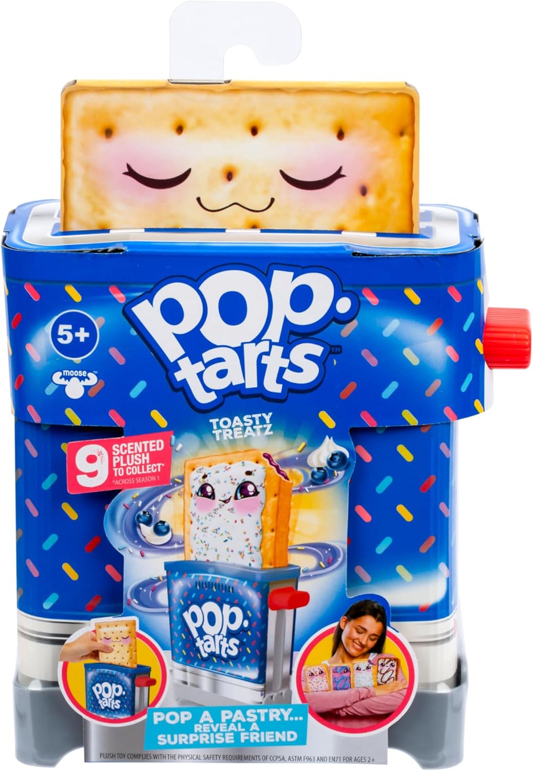 Cookeez Makery Pop-Tarts™ Toasty Treatz Toaster with Scented Plush, Make A Soft & Squishy Surprise Friend