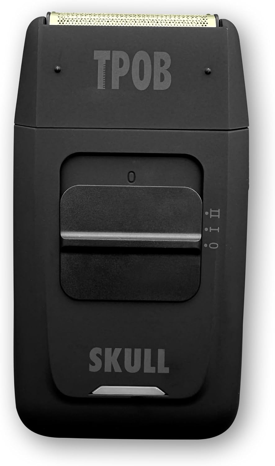 Skull Foil Shaver - Super sharp anti-allergy gold blade provides zero drag, perfect for professional or at-home use