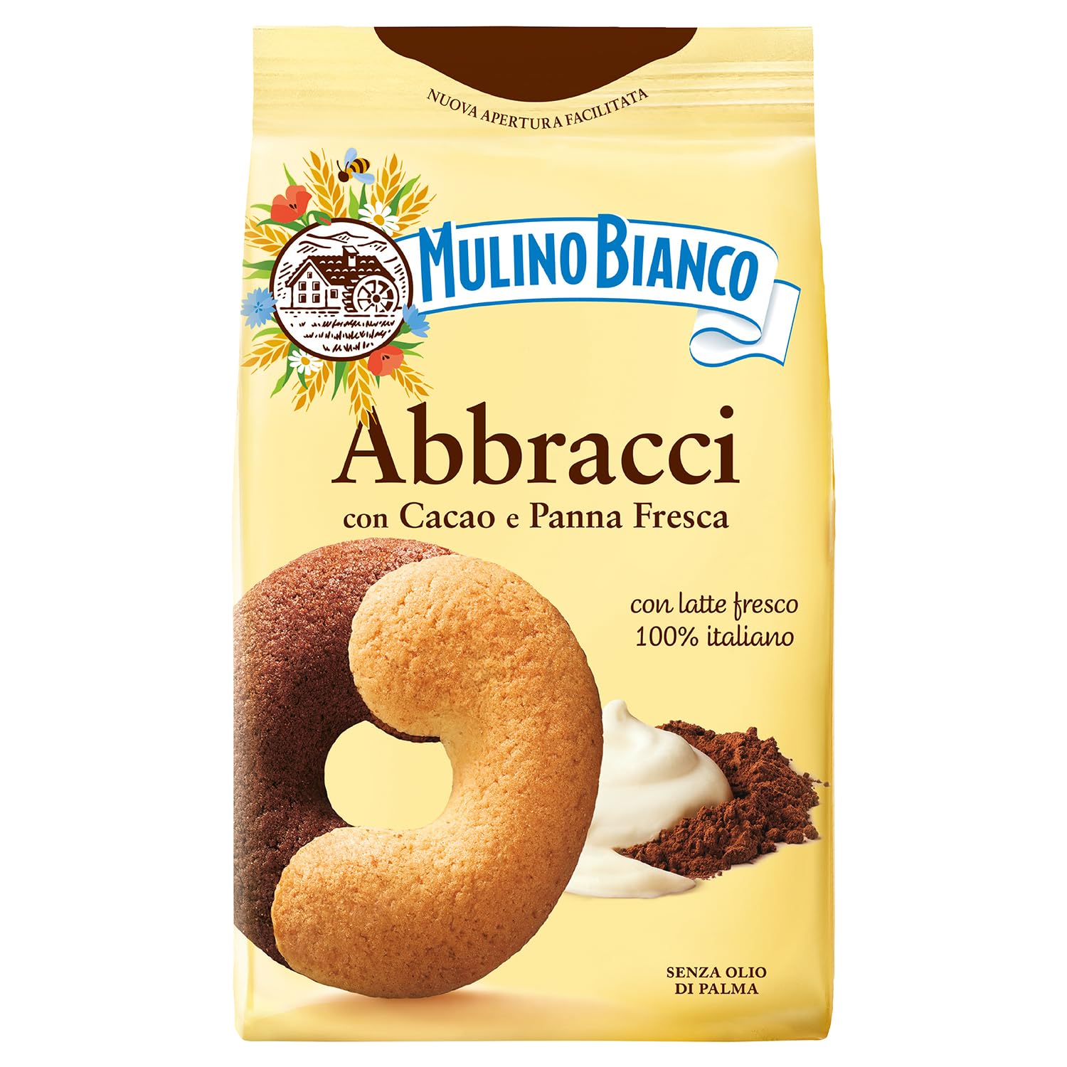 Mulino Bianco Abbracci Italian Cookies, Box