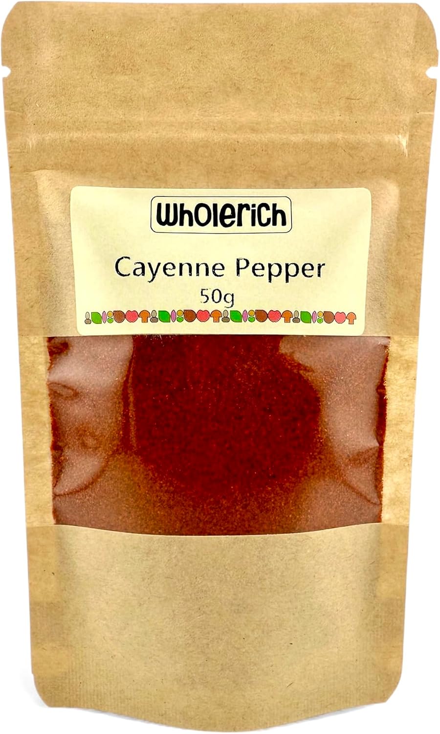 Cayenne Pepper 50g | Spice to Add Heat for Everyday Cooking - Wholerich Foods