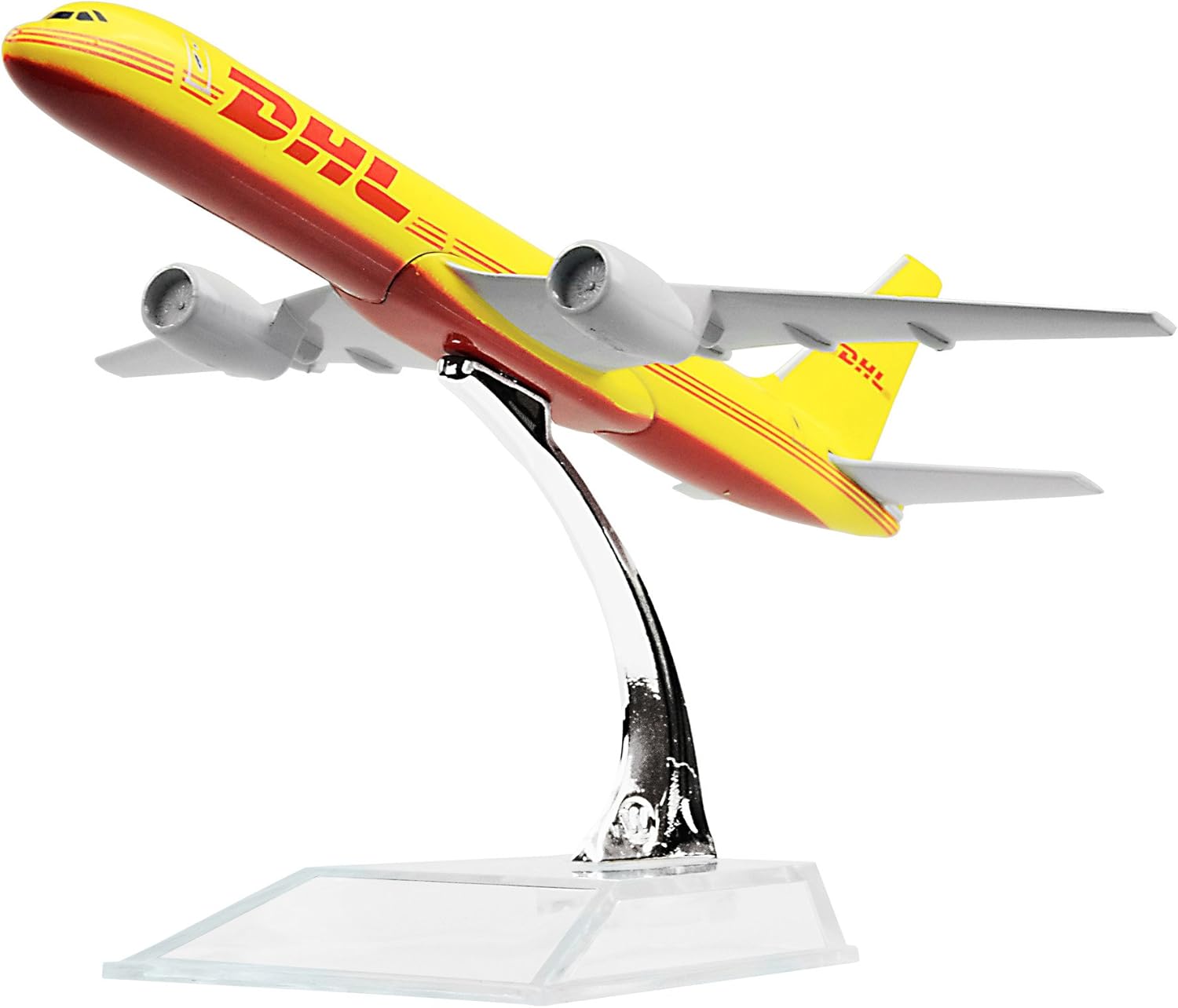 LEX ES Diecast Airplane 1:400 DHL B757 Metal (16cm) Plane Model Office Decoration or Gift