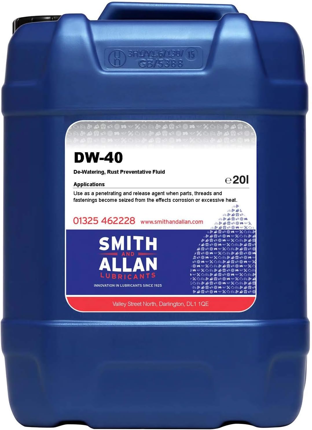 Smith & Allan De-Watering 40 (DW40) WD40 : Size - 20lt
