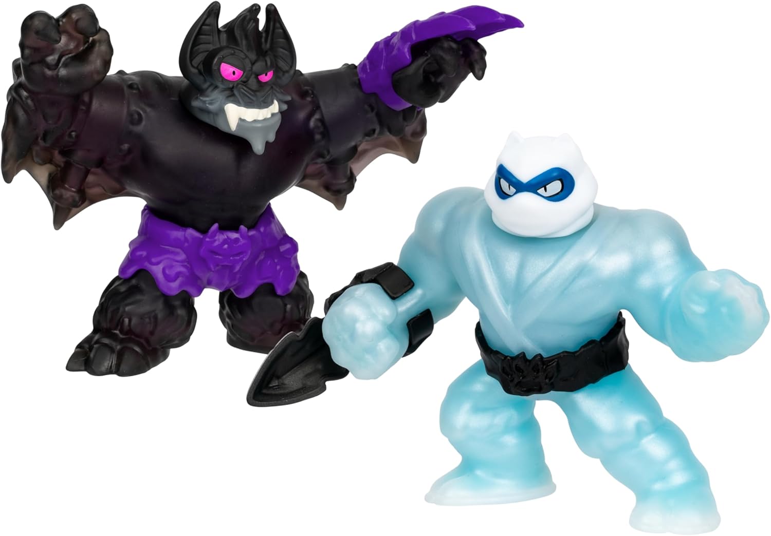 Heroes of Goo Jit Zu Meteor Madness Versus Pack, Pantaro Versus Sludgewing in The Ultimate Showdown, with Meteor Battle Gauntlet Weapons, Stretch Their Bodies 3 Times Their Size