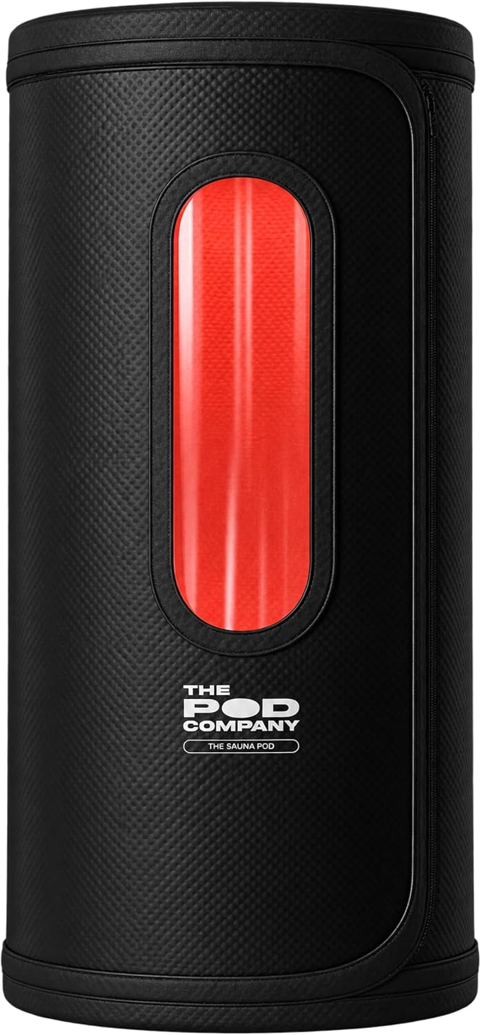 THE POD COMPANY The Sauna Pod 2.0 Dry Sauna for Recovery & Wellness with 100% Natural Cotton Cabin, Up to 185°F Dry Heat