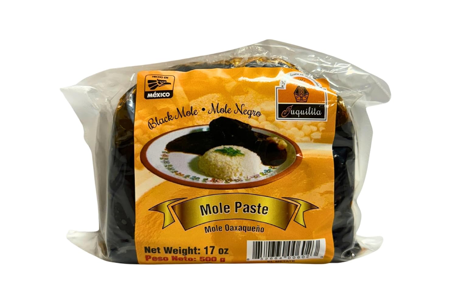 Mole Negro from Oaxaca - Black Mole Paste by Juquilita - 17 oz