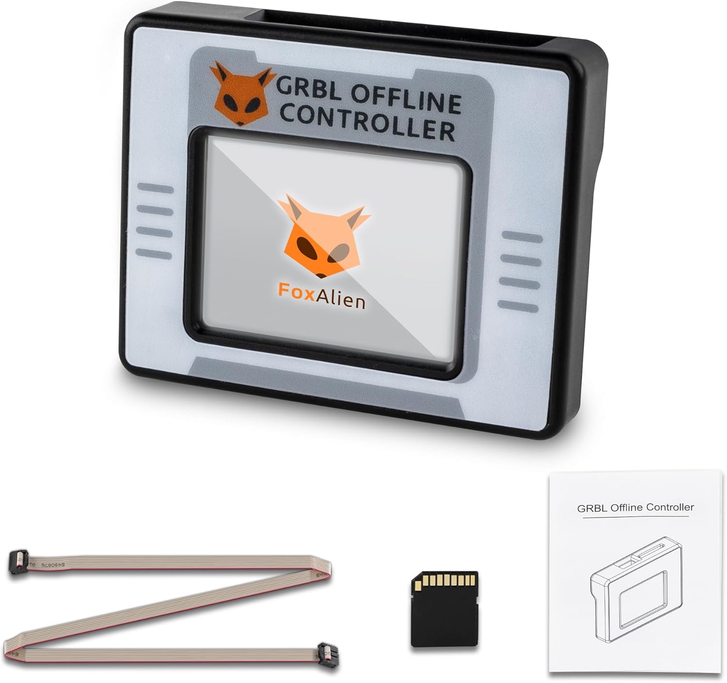 FoxAlien CNC Offline Controller for Masuter Pro and Masuter 3, Offline Control Module with Touchscreen LCD GRBL Control for FoxAlien CNC Router Engraving Machine