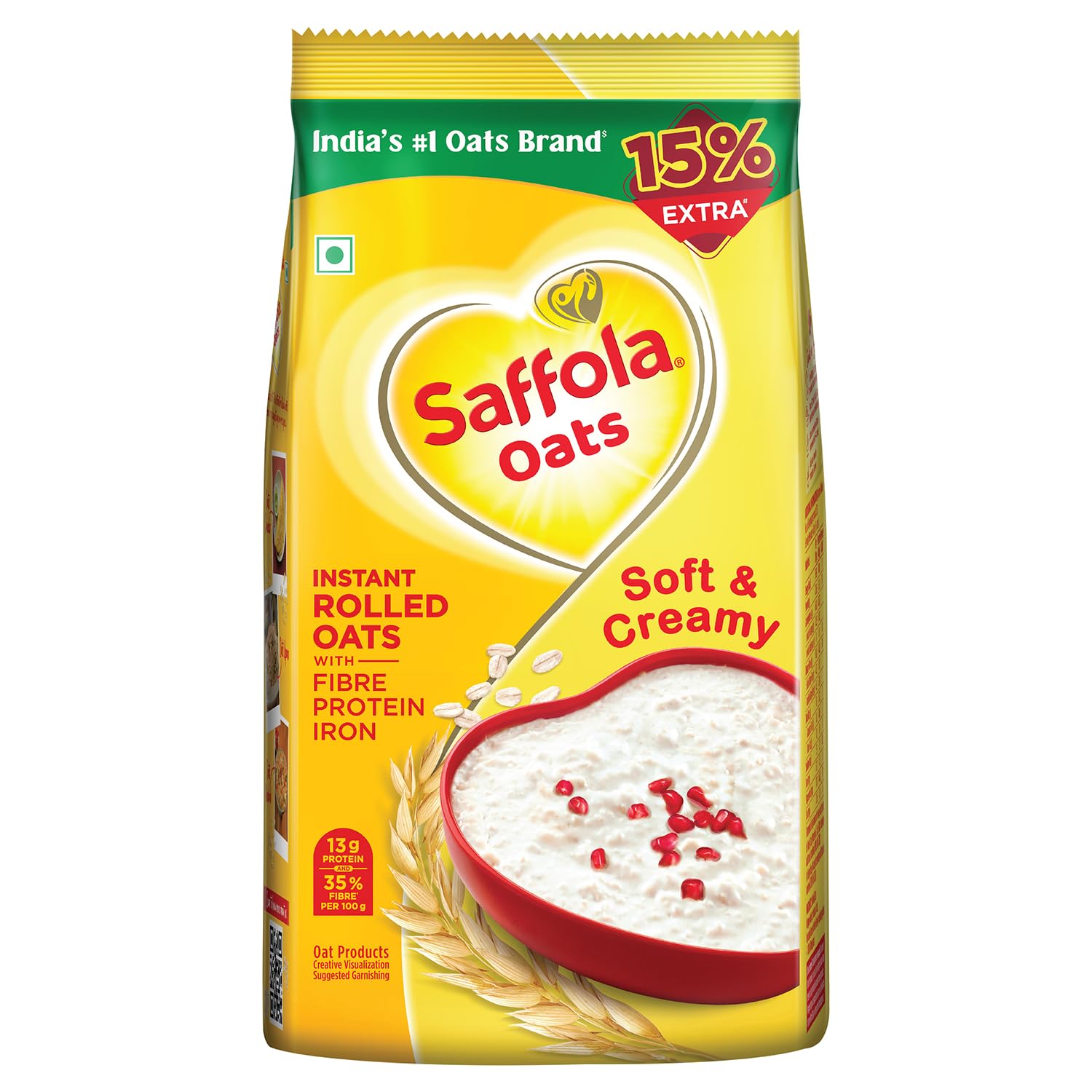 Saffola Oats (100 % Natural, 400 Gram)